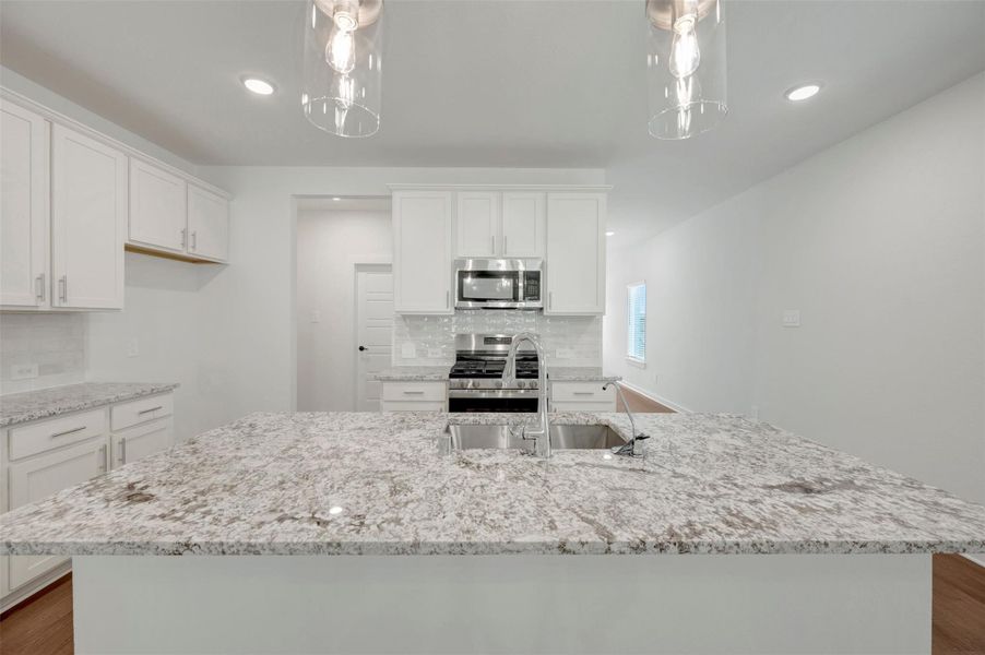 Furnished interior view inside a new home in Sorella, Tomball (Image 7).