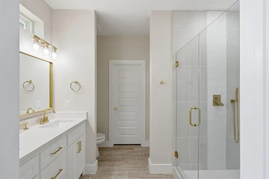 Furnished interior view inside a new home in , Ennis (Image 10).