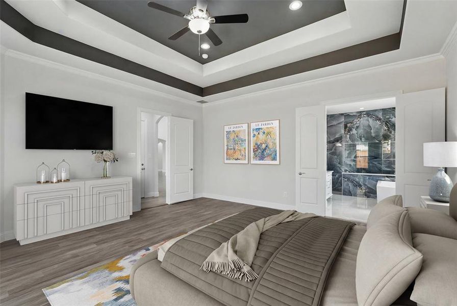 Furnished interior view inside a new home in , Wylie (Image 4).