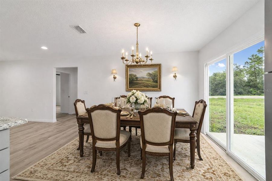 Furnished interior view inside a new home in , Dunnellon (Image 46).