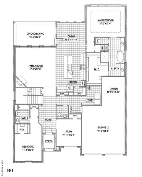 Plan 1641 1st Floor Plan 1641 1st Floor