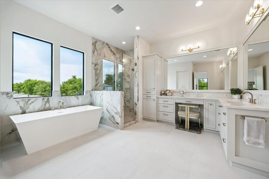 Furnished interior view inside a new home in , Houston (Image 36). Furnished interior view inside a new home in , Houston (Image 36).