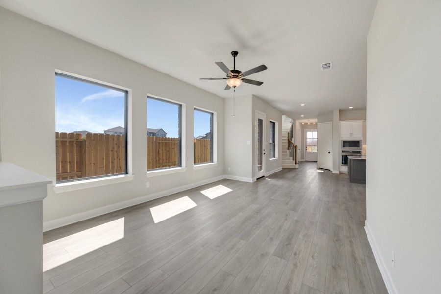 Spacious, unfurnished interior of a new home in Sienna - Grove Collection, Missouri City (Image 13). Spacious, unfurnished interior of a new home in Sienna - Grove Collection, Missouri City (Image 13).