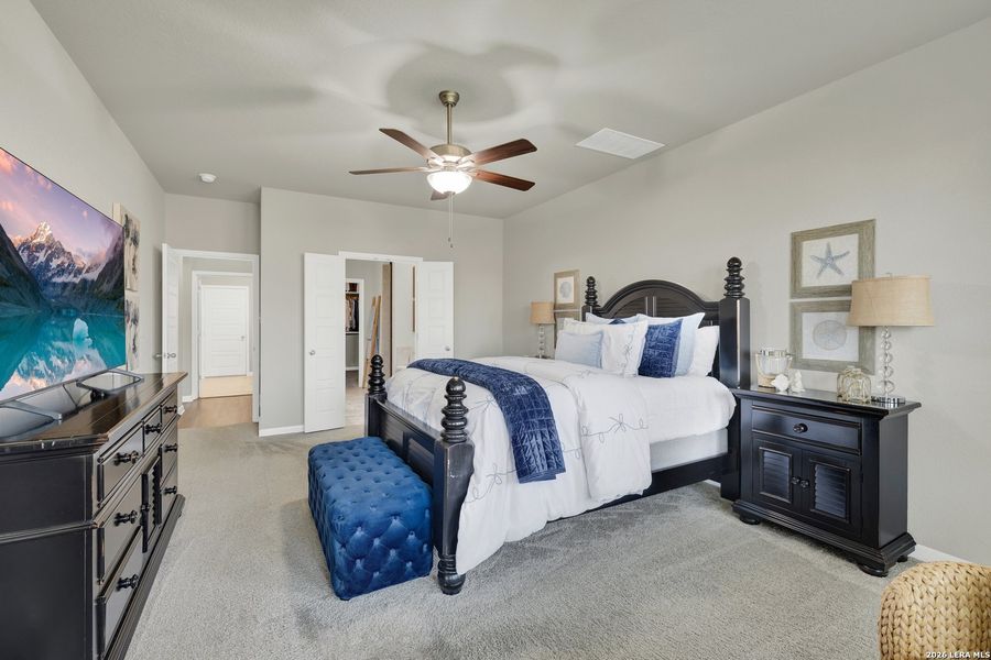 Furnished interior view inside a new home in Buffalo Crossing, Cibolo (Image 33).