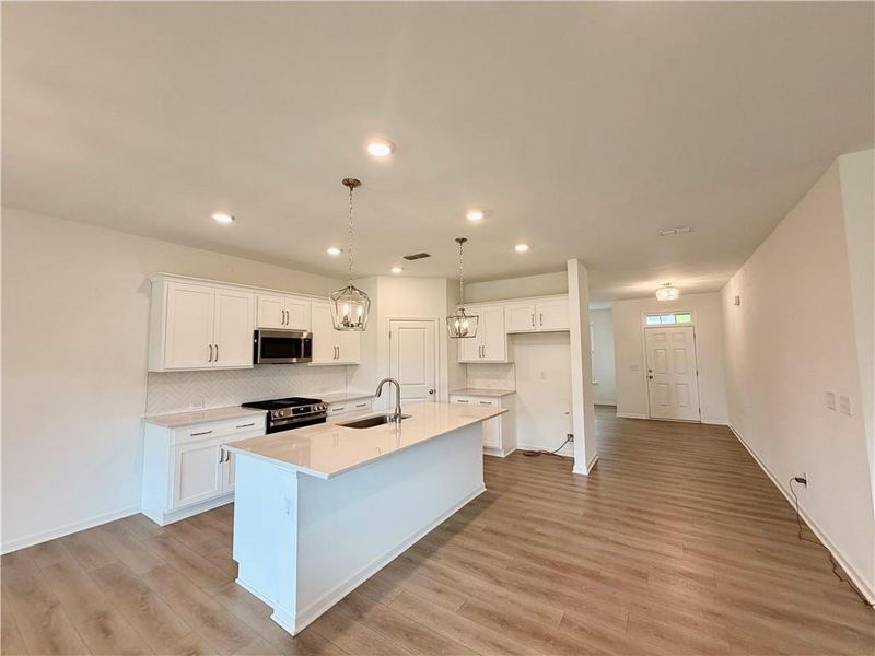 Furnished interior view inside a new home in Creekside, Dawsonville (Image 5).