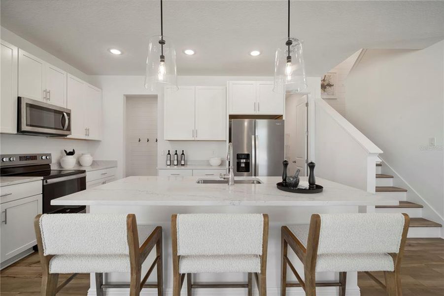 Furnished interior view inside a new home in North River Ranch - Crescent Creek, Parrish (Image 8).