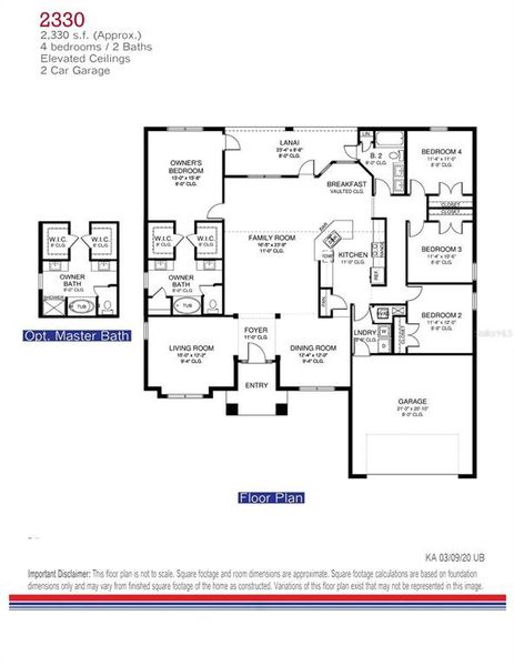 2D floor plan layout of this home in , Ocala, FL (Image 3). 2D floor plan layout of this home in , Ocala, FL (Image 3).
