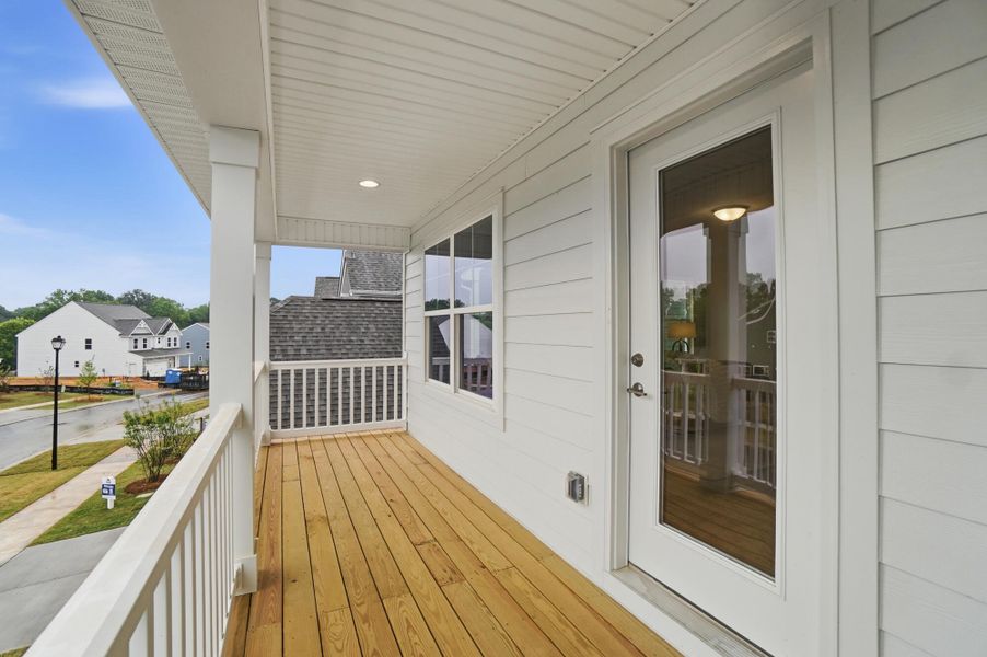 Exterior details and patio area of a home in Ashton Park, Monroe (Image 3).