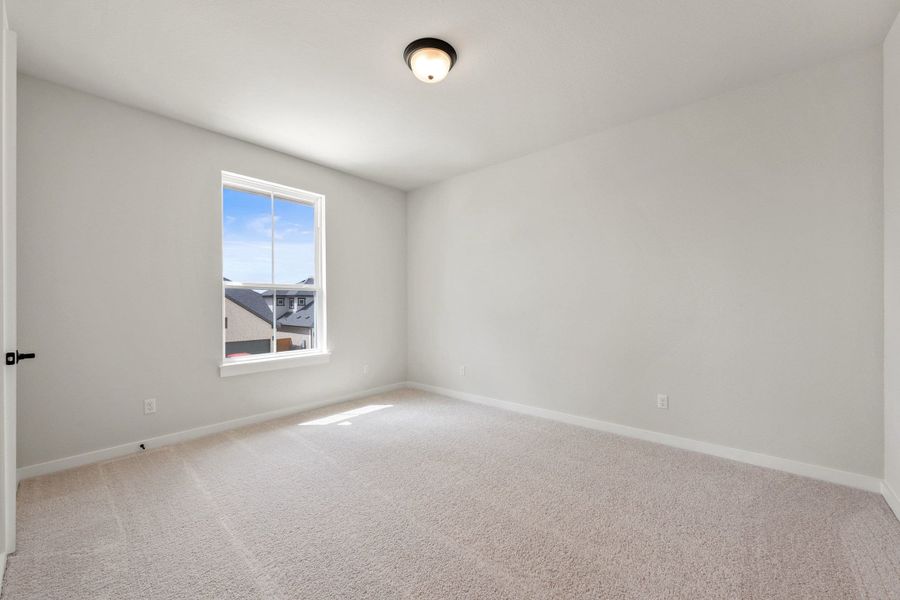 Spacious, unfurnished interior of a new home in Heritage, Dripping Springs (Image 34). Spacious, unfurnished interior of a new home in Heritage, Dripping Springs (Image 34).