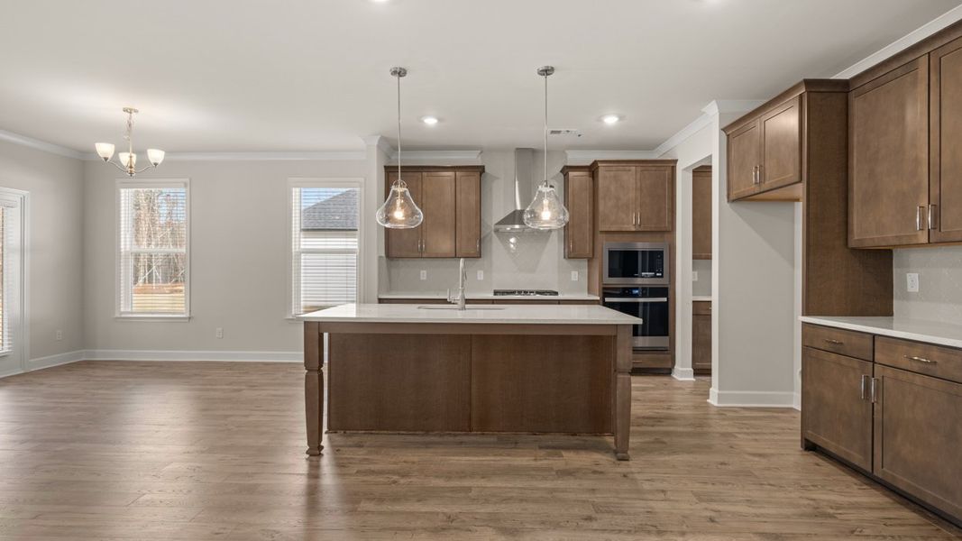 Representative furnished interior of a home built from the Hampshire by D.R. Horton in Heritage Pointe, Senoia (Image 5).