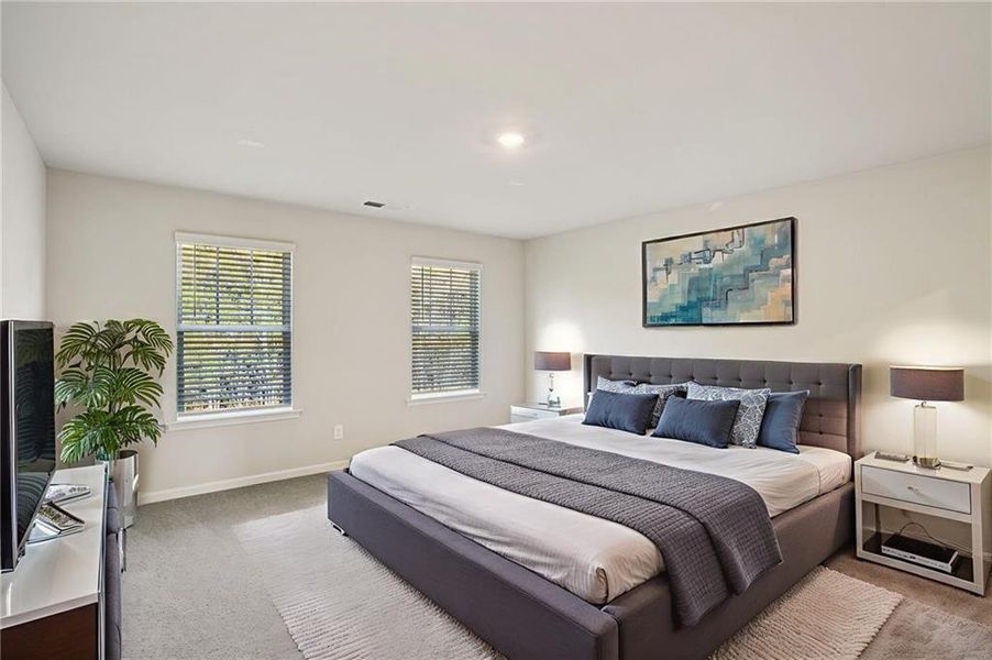 Furnished interior view inside a new home in , Conyers (Image 11).