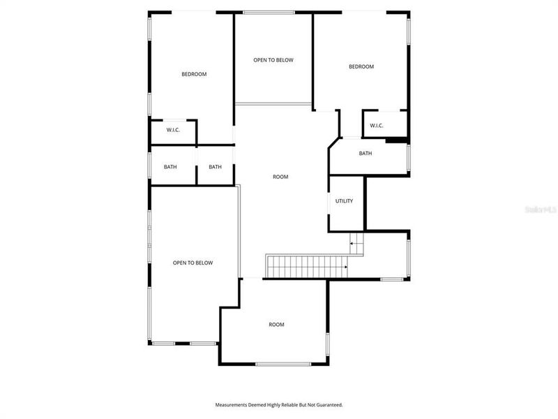 2D floor plan layout of this home in Hampton Green at Providence, Davenport, FL (Image 5).