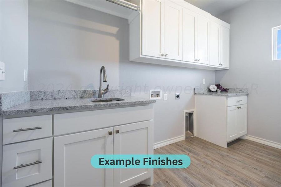 Furnished interior view inside a new home in , Canyon (Image 9).