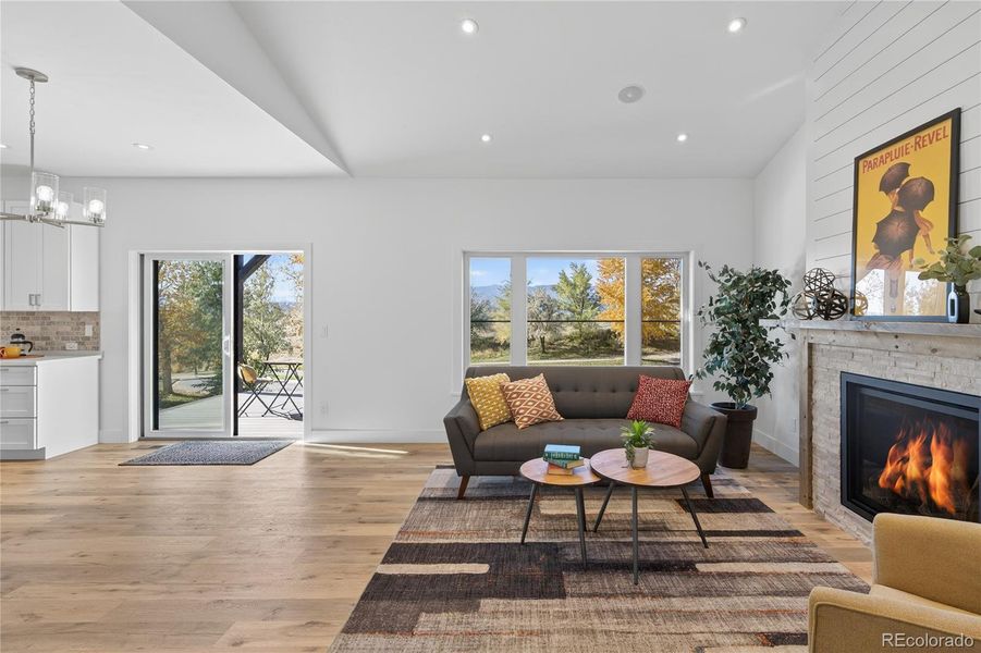 Furnished interior view inside a new home in , Silt (Image 15).