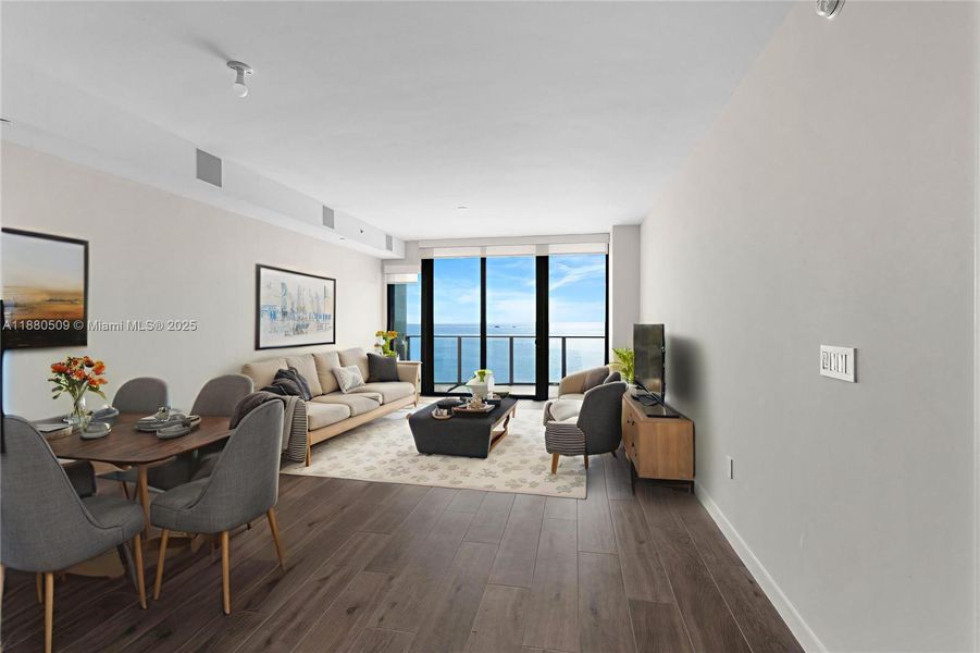 Furnished interior view inside a new home in , Pompano Beach (Image 17).