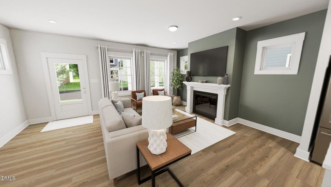 Living Room - Classic Wht Button Dwn