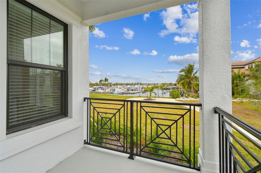 First Floor Side Yard With Water View