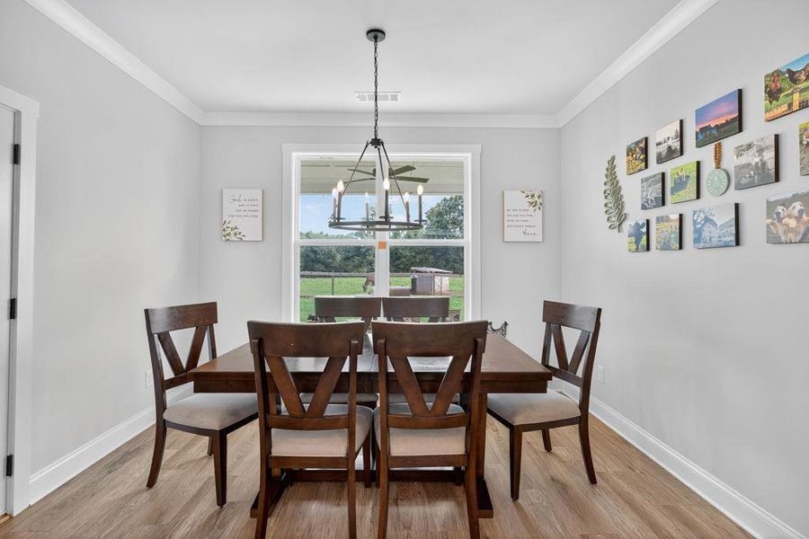 Furnished interior view inside a new home in , Bogart (Image 33).