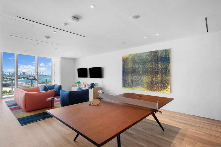 Furnished interior view inside a new home in , Miami (Image 19). Furnished interior view inside a new home in , Miami (Image 19).
