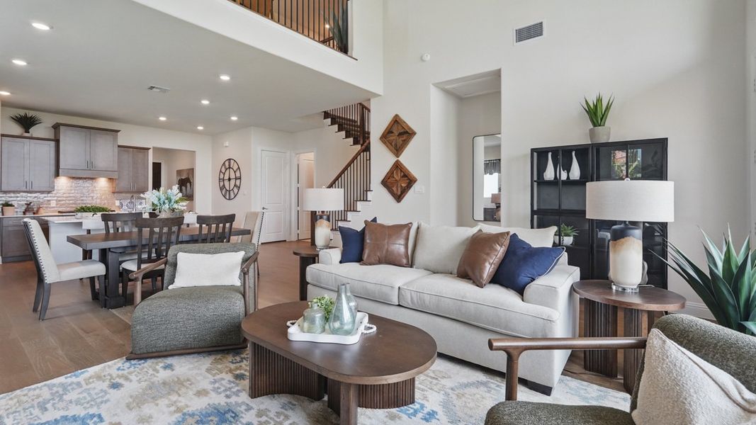 Furnished interior view inside a new home in Clearview Ranch, Royse City (Image 12). Furnished interior view inside a new home in Clearview Ranch, Royse City (Image 12).