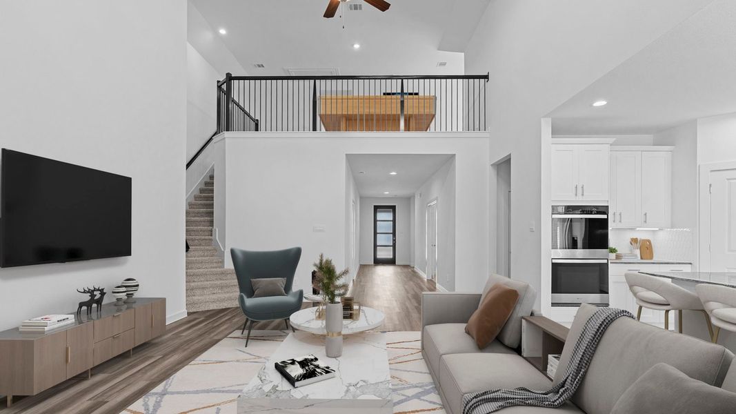 Representative furnished interior of a home built from the ROCKDALE by D.R. Horton in Alexander, Pearland (Image 6). Representative furnished interior of a home built from the ROCKDALE by D.R. Horton in Alexander, Pearland (Image 6).