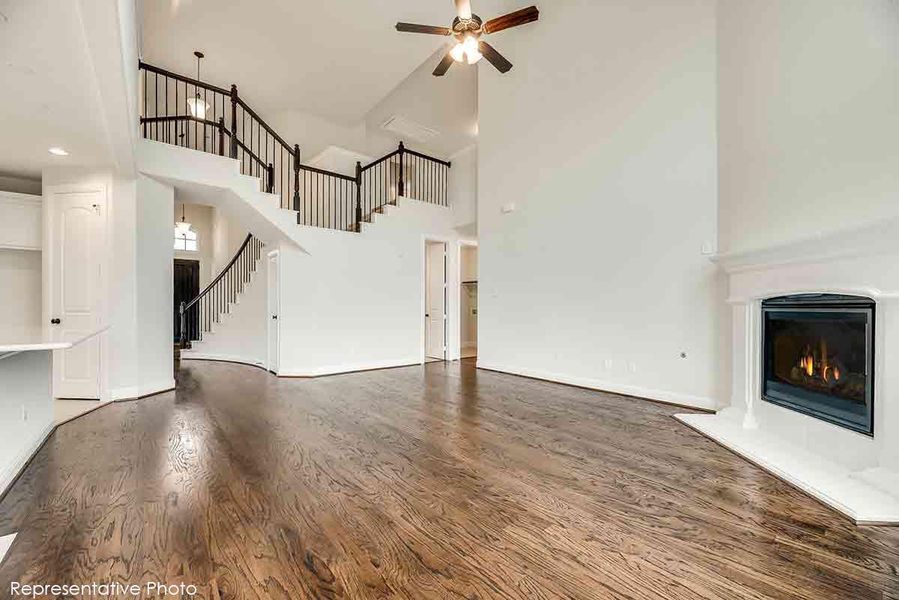 Representative unfurnished interior of a home built from the Fenestra by Grand Homes in Edgewater, Fate (Image 23). Representative unfurnished interior of a home built from the Fenestra by Grand Homes in Edgewater, Fate (Image 23).