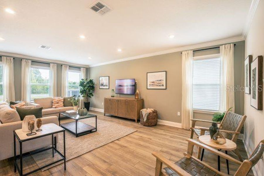 Furnished interior view inside a new home in Briarwood, Alachua (Image 4).