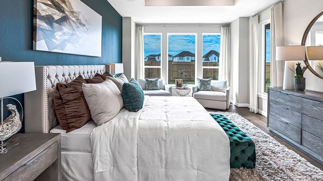 Representative furnished interior of a home built from the Regatta by Taylor Morrison in Avalon at Cypress 60s, Cypress (Image 18). Representative furnished interior of a home built from the Regatta by Taylor Morrison in Avalon at Cypress 60s, Cypress (Image 18).