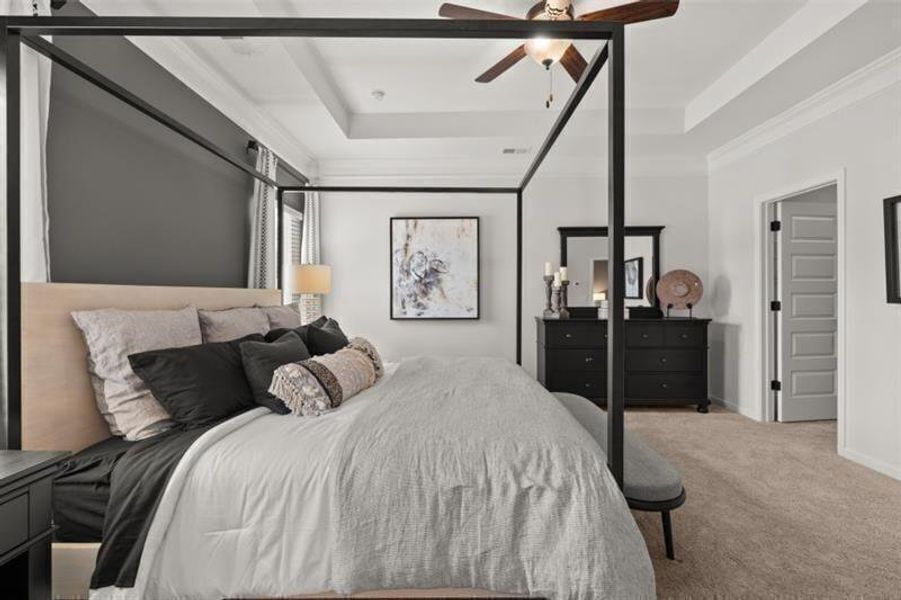 Furnished interior view inside a new home in Jameson Towns, Villa Rica (Image 25).