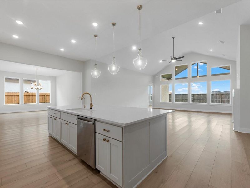 Furnished interior view inside a new home in Harvest Green, Richmond (Image 8).