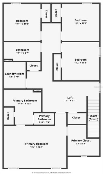 2D floor plan layout of this home in Avalon Woods, Newberry, FL (Image 6). 2D floor plan layout of this home in Avalon Woods, Newberry, FL (Image 6).