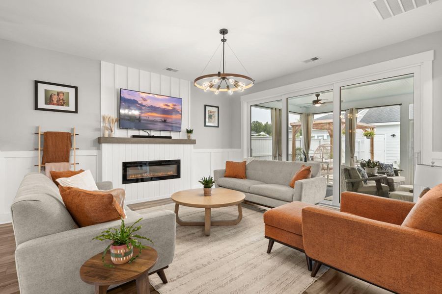 Furnished interior view inside a new home in Nexton - Midtown - The Village Collection, Summerville (Image 13).