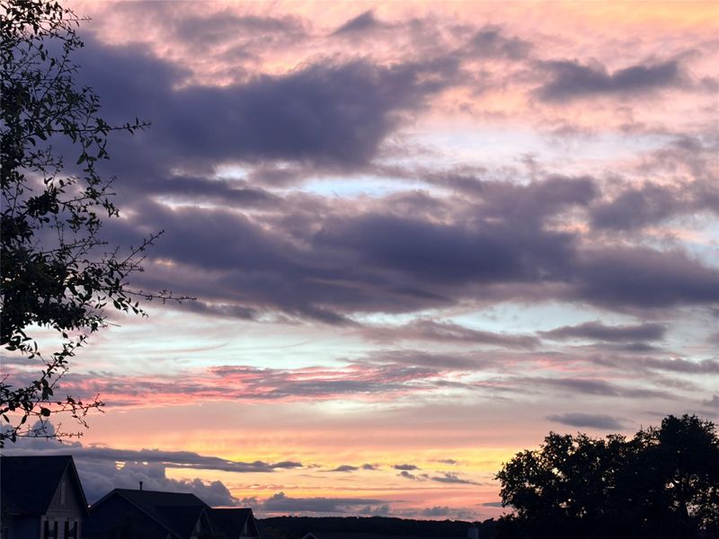 The sunsets are the show stoppers....