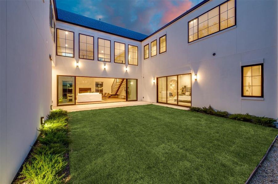 Exterior details and patio area of a home in , Dallas (Image 26). Exterior details and patio area of a home in , Dallas (Image 26).
