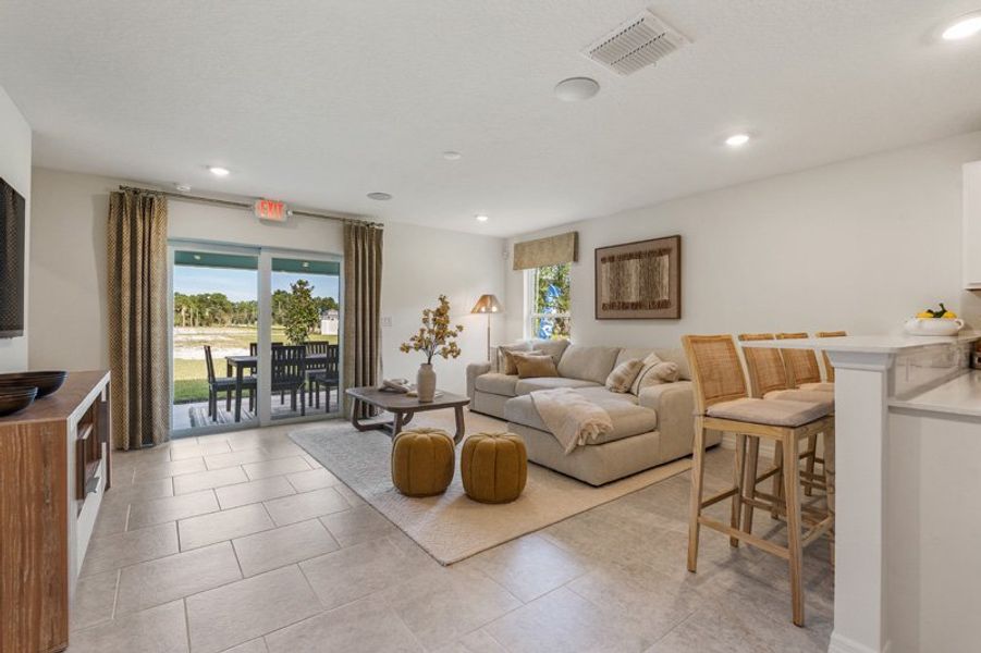 Representative furnished interior of a home built from the King by Holiday Builders in Poinciana, Poinciana (Image 9).