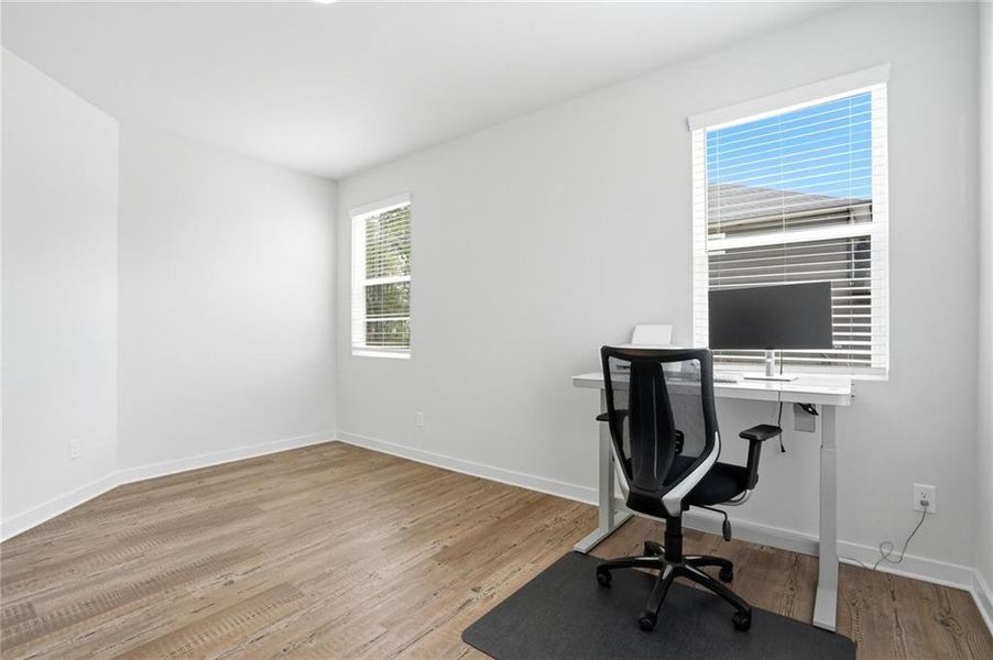 Furnished interior view inside a new home in Ellorie Estates, Dawsonville (Image 34).