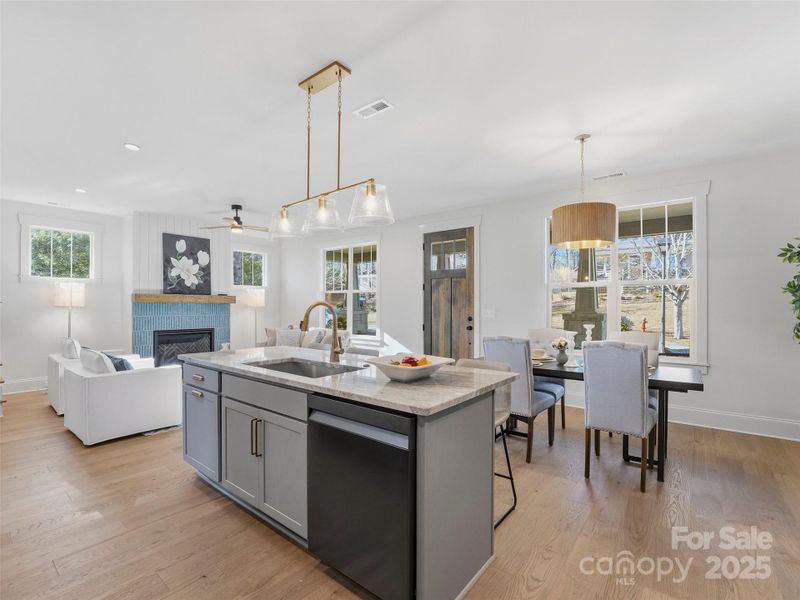 Furnished interior view inside a new home in , Brevard (Image 36). Furnished interior view inside a new home in , Brevard (Image 36).
