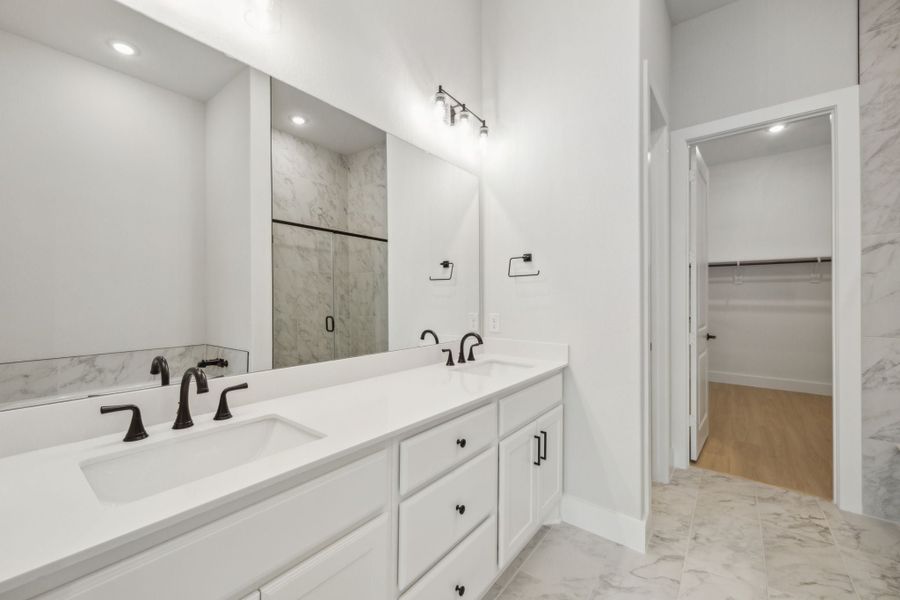 Furnished interior view inside a new home in Newman Village Townhomes, Frisco (Image 9).
