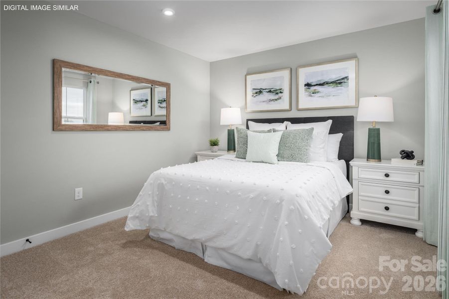 Oversized secondary bedrooms with plenty of space for guests, family, or flexible use. Oversized secondary bedrooms with plenty of space for guests, family, or flexible use.