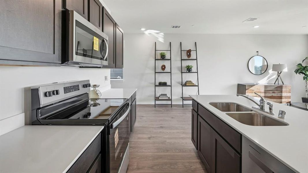 Furnished interior view inside a new home in Arbor Trails South, Princeton (Image 9).