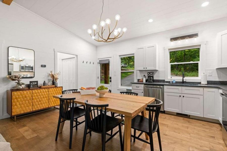 Furnished interior view inside a new home in , Morganton (Image 16).