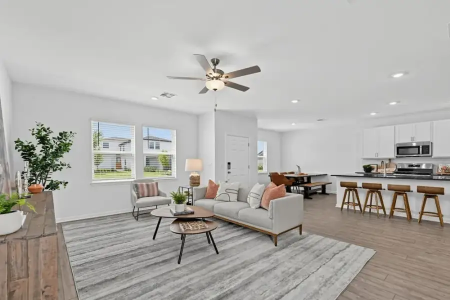 Furnished interior view inside a new home in Emory Crossing, Hutto (Image 7).