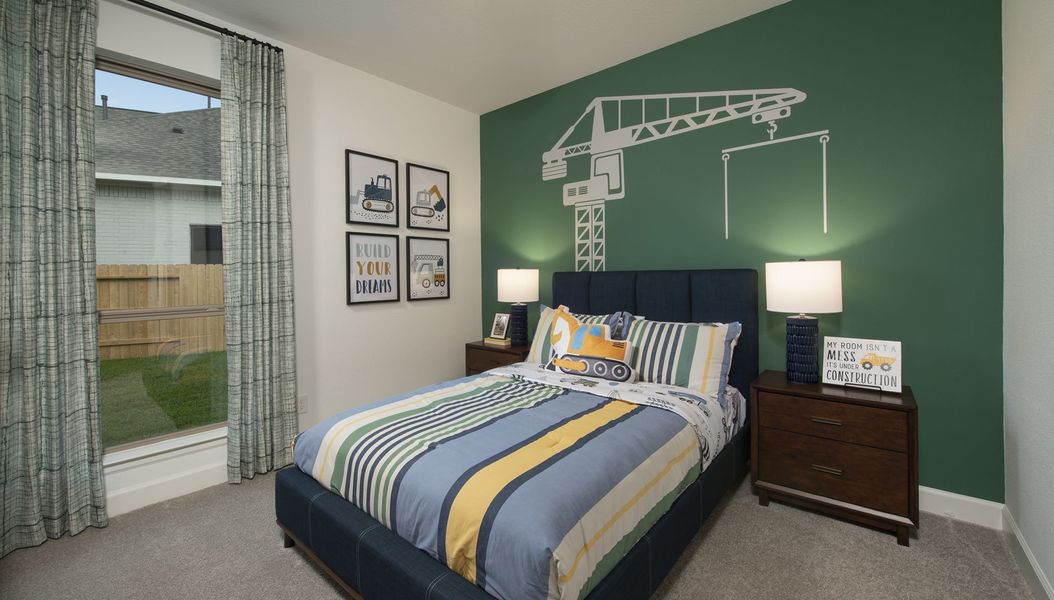Furnished interior view inside a new home in Marvida, Cypress (Image 11).