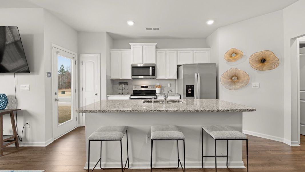 Representative furnished interior of a home built from the Maywood 3 by D.R. Horton in Laurel Park Townhomes, Hephzibah (Image 10).