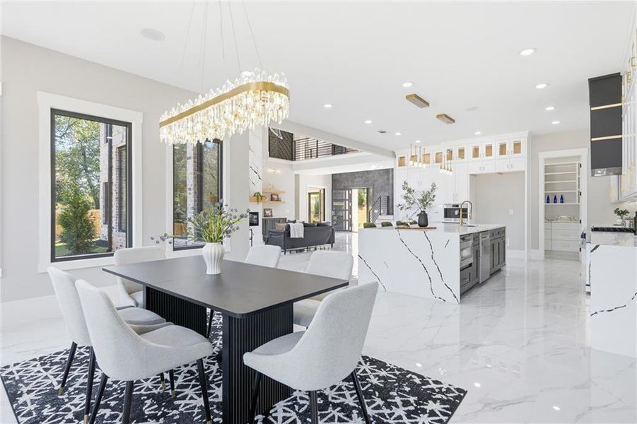 Furnished interior view inside a new home in , Dacula (Image 38).