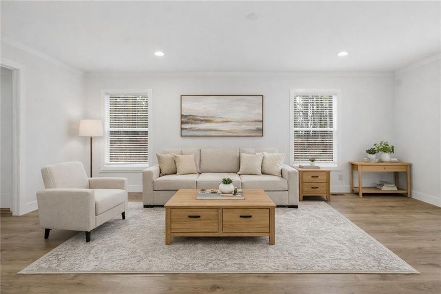 Furnished interior view inside a new home in , Ball Ground (Image 16).