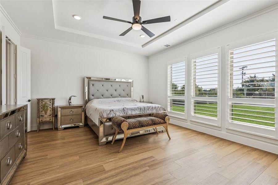 Furnished interior view inside a new home in Cambridge Estates, Prosper (Image 12). Furnished interior view inside a new home in Cambridge Estates, Prosper (Image 12).
