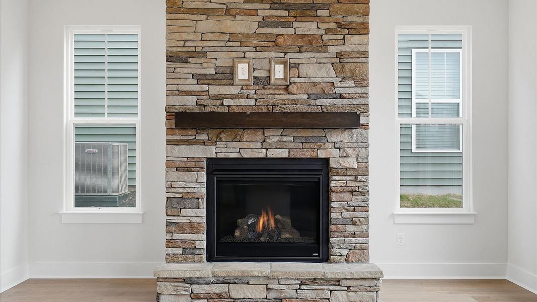 Furnished interior view inside a new home in Iris Meadows, Moore (Image 13).