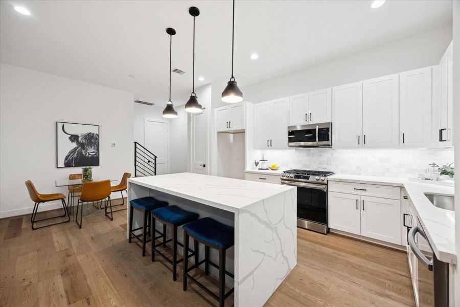 Furnished interior view inside a new home in , Houston (Image 17). Furnished interior view inside a new home in , Houston (Image 17).