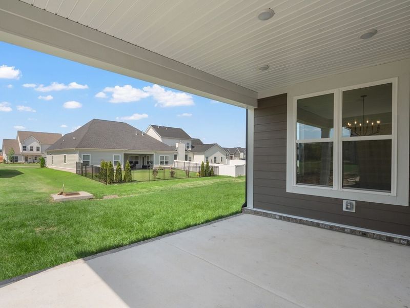 Exterior details and patio area of a home in Shelton Square, Murfreesboro (Image 4). Exterior details and patio area of a home in Shelton Square, Murfreesboro (Image 4).